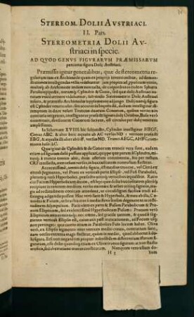 31r-50v, II. Pars. Stereometria dolii Austriaci in specie.