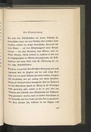 Die Plünderung
