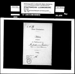 Die Jungfern vom Bischofsberg. Lustspiel von Gerhart Hauptmann