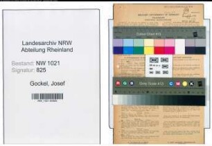 Entnazifizierung Josef Gockel , geb. 05.02.1887 (Botenmeister)
