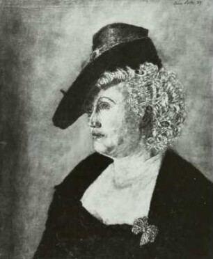 Bildnis einer blonden Frau