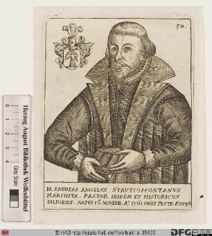 Bildnis Andreas Engel (lat. Angelus)