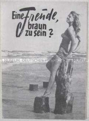 Propagandaschrift aus der DDR mit heftigen Angriffen gegen Sportfunktionäre der Bundesrepublik wegen ihrer NS-Vergangenheit