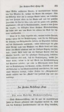 375-381 Zur Kirchen-Verfassungs-Frage : Fortsetzung