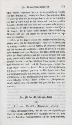 375-381 Zur Kirchen-Verfassungs-Frage : Fortsetzung