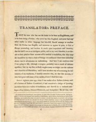 A translation of the Sëir Mutaqharin or, view of modern teims, being an history of India, from the year 1118 to the year 1195 (this year answers to the christian year 1781 - 1782) of the Hidjrah ..., [1,1]