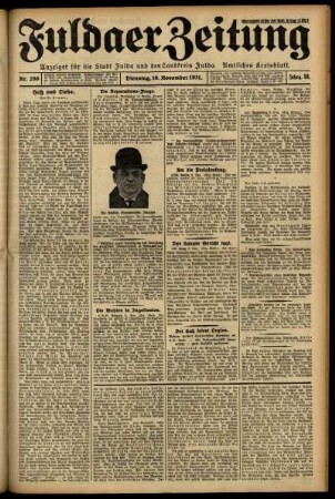 Ausgabe vom Dienstag, den 10. November 1931.