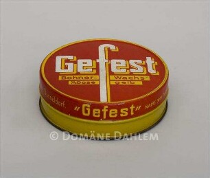 Bohnerwachs-Dose "Gefest"