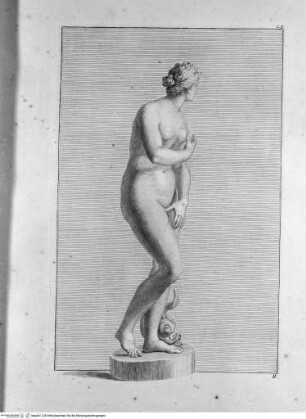 Recueil des marbres antiques qui se trouvent dans la galerie du roy de Pologne à DresdenTafel 29 - Venus Marine (II)
