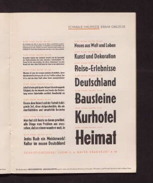 Schmale Halbfette Erbar-Grotesk