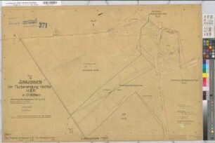 Recklinghausen (Recklinghausen), Flurbereinigung Hochlar, Zuteilungskarte Bl.1 Recklinghausen/Herten Flur 1