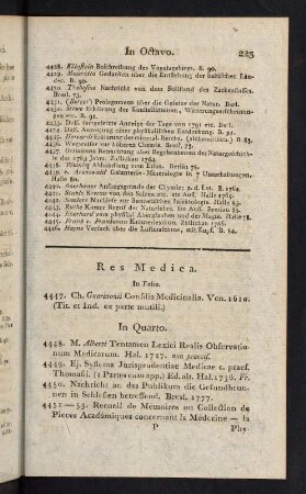 225-239, Res Medica - Res politica