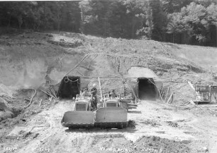 Tunnel bei Hölzern in km 528,925 Nordportal, Röhre II (Ulmenstollen)