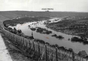 Hochwasser Stausstufe Gerlachshausen-Volkach/Main