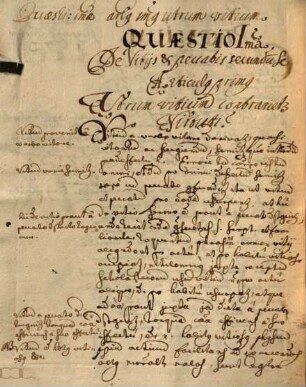 Tractatus in materiam de vitiis et peccatis et de legibus - BSB Clm 27985