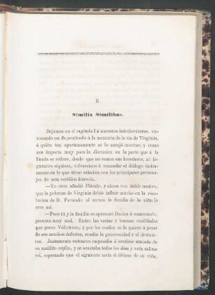 II. - Similia Simílibus.