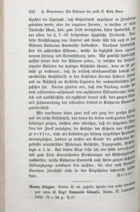 608-610 [Rezension] Tašk̲ītā d̲e šarbā d̲e deḥletā d̲e Dasnaye ... Monte Singar. Storia di un popolo ignoto