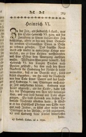 783-793, Zu der Zeit, als Friderich I. starb, war sein Sohn ...