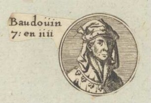 Bildnis des Baudouin VII., Graf von Flandern