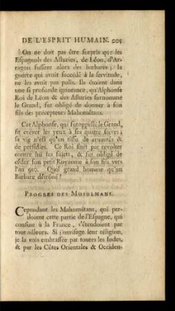 Progrès Des Musulmans.