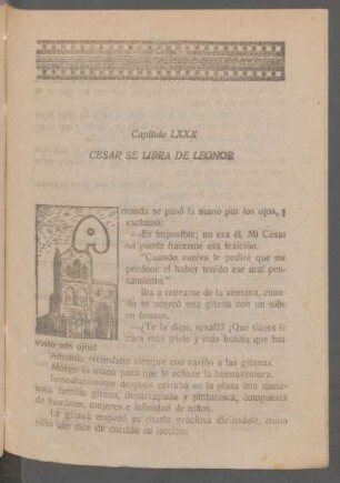 Capítulo LXXX - César se libra de Leonor