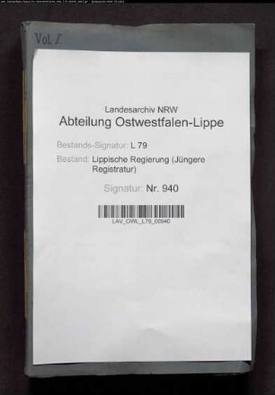 Revision des Magistrats und des Stadtgerichts in Salzuflen
