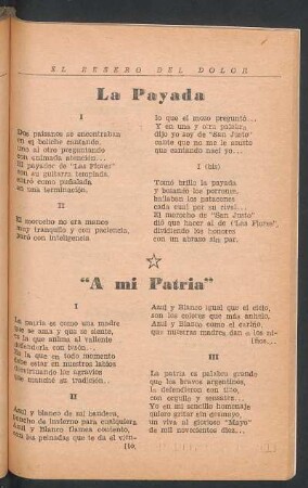 "A mi patria"