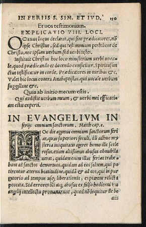 In Evangelium In feriis omnium sanctorum. Matth cap. 5.