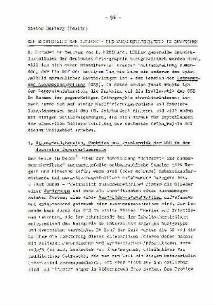 Zur Entwicklung der Getrennt- und Zusammenschreibung im Deutschen