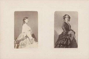 links: Marie [von Preußen] rechts: Großherzogin Sophie