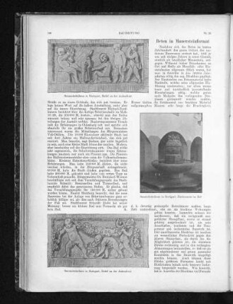 Beton in Mauersteinformat