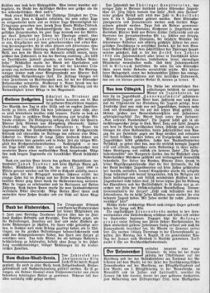 Aus dem Ostbezirk