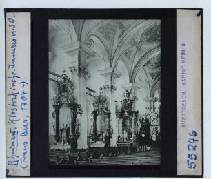 Rheinau, Kloster : Innenansicht, Blick nach NO