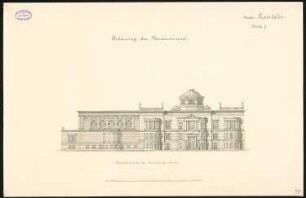 Wettbewerb Museumsinsel, Berlin: Antikes Museum: Rückansicht