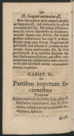 Caput IV. De Partibus impetum facientibus