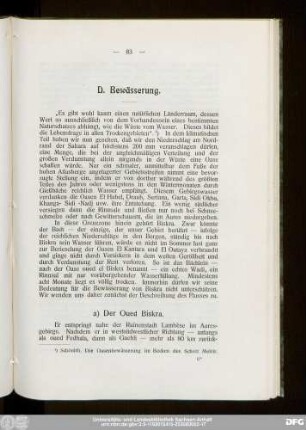 D. Bewässerung.
