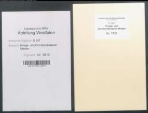 Anlegung der Chaussee von Herford nach Bielefeld