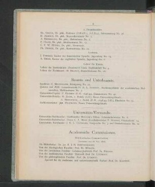 Academische Commissionen.