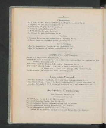 Academische Commissionen.