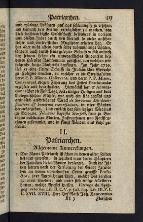 517-522, Patriarchen