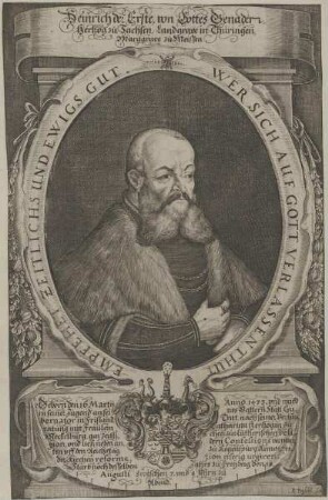 Bildnis von Heinrich, Herzog von Sachsen