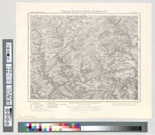 Karte des Deutschen Reiches 1:100 000, 525. Simmern