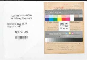 Entnazifizierung Otto Nolting , geb. 16.01.1921 (Kraftfahrer)
