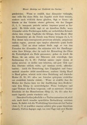 Beiträge zur Textkritik des Geschichtschreibers Q. Curtius Rufus