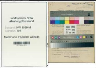 Entnazifizierung Friedrich Wilhelm Mersmann , geb. 02.11.1915 (Guertler)