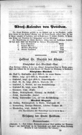 Hofstaat Sr. Majestät des Königs