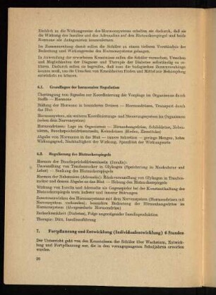 7. Fortpflanzung und Entwicklung : Individualentwicklung