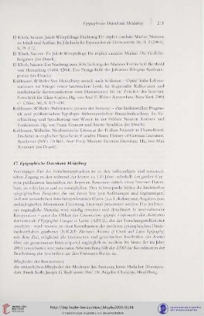 17. Epigraphische Datenbank