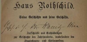mutmaßlich Kanitz, Otto Felix / Autogramm