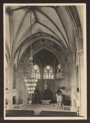 Christuskirche, Innenansicht. Detmold. Kaiser-Wilhelm-Platz. Papierabzug